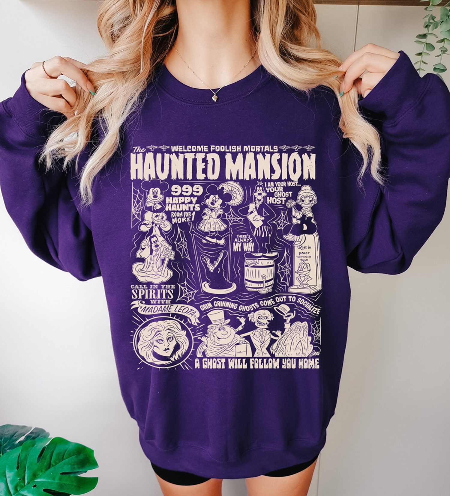 Vintage Haunted Mansion Halloween Shirt Mickey and Friends Not So Scary Oogie Boogie Tee image 2