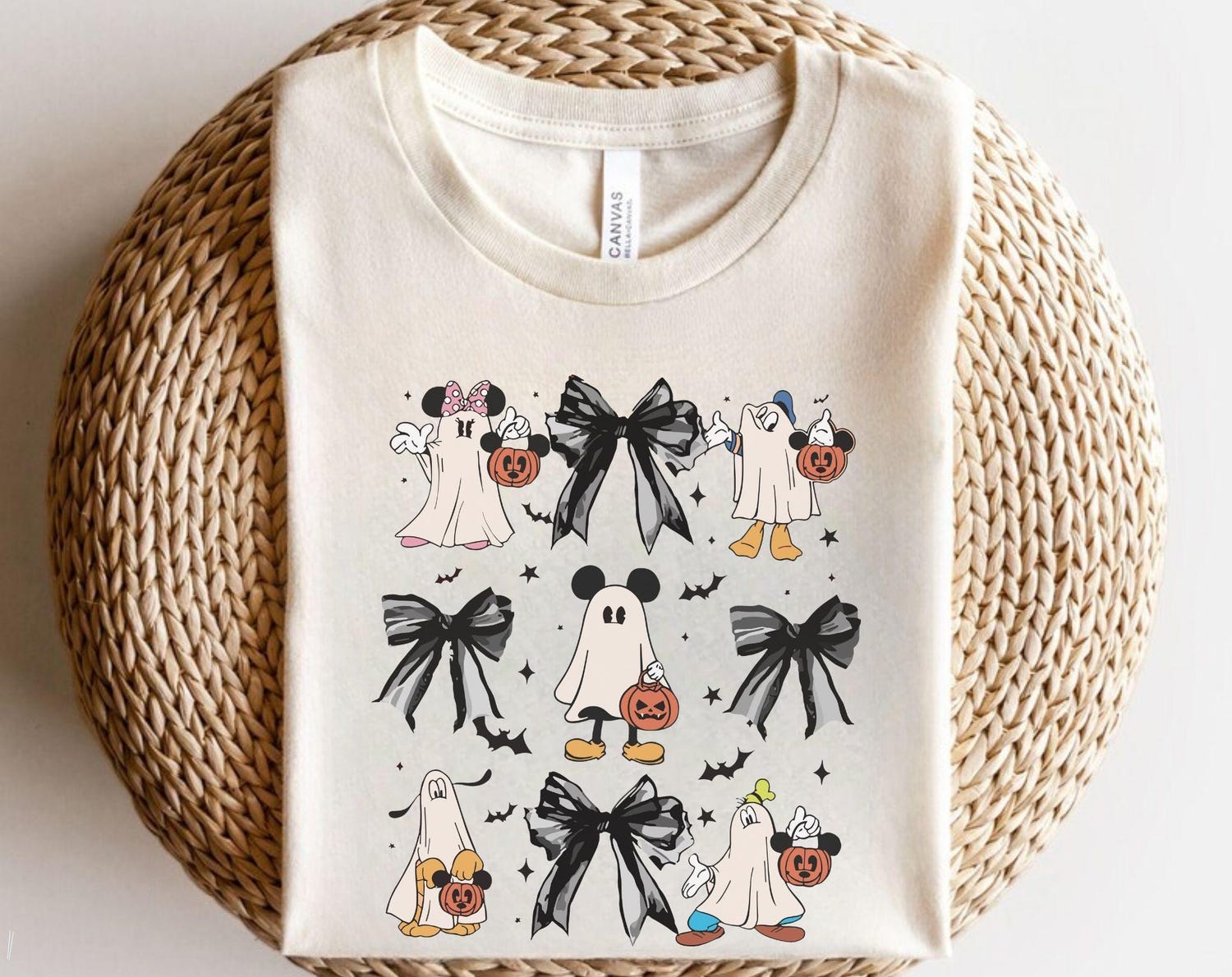 Mickey & Friends Halloween Shirt Not So Scary Party Tee Spooky Season 2024 image 2