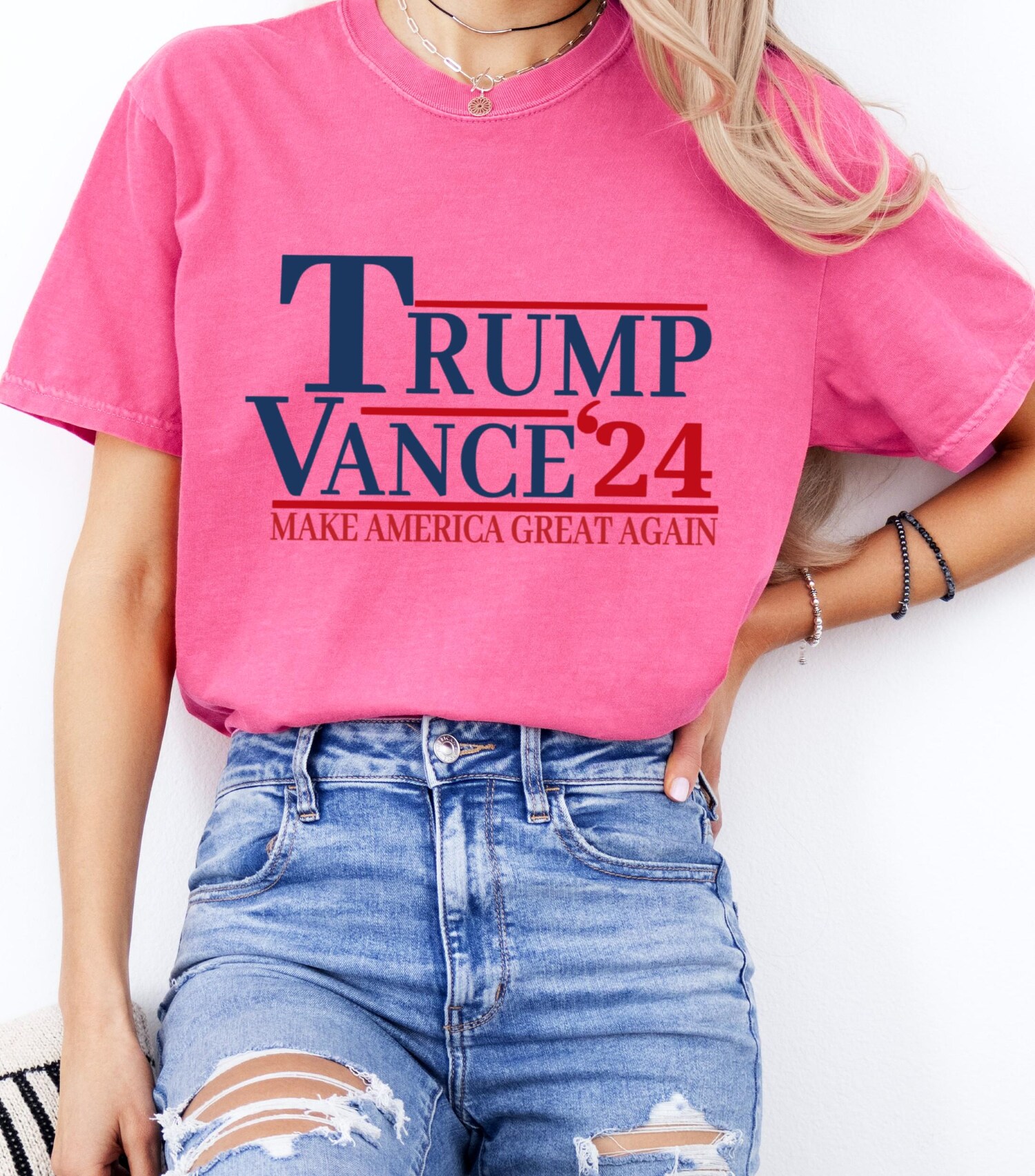 Trump 2024 Shirt | Trump Vance Election T-Shirt | MAGA Never Surrender Tee image 6