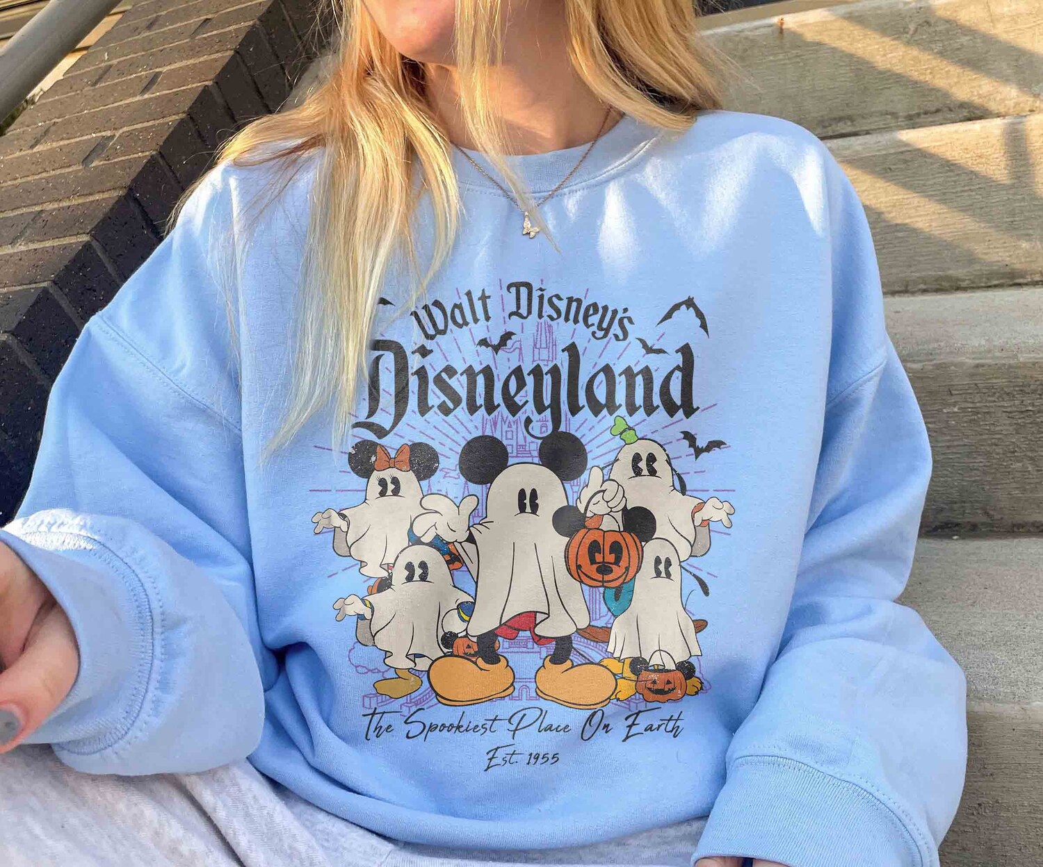 Retro Halloween Shirt with Mickey Ghost and Friends - Halloween Party Gift image 5