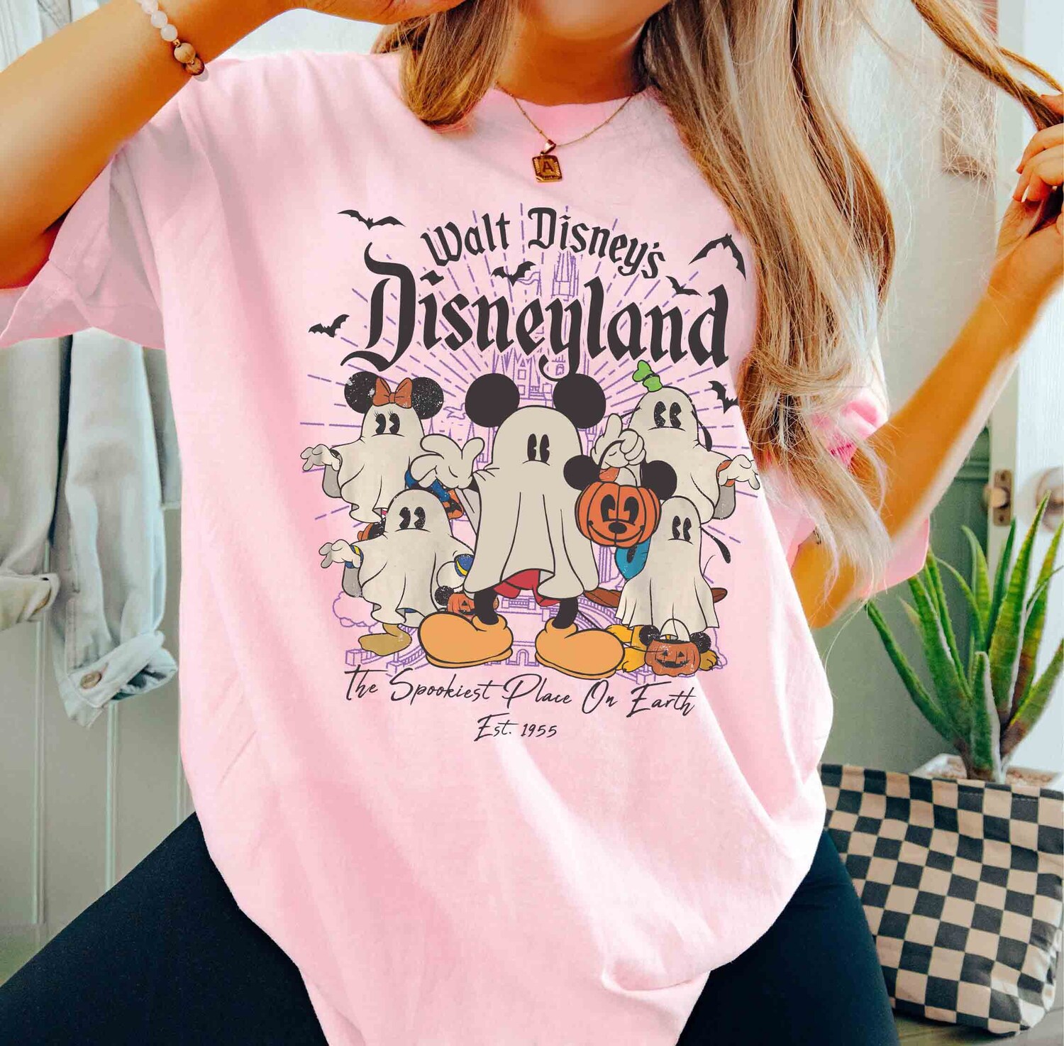 Retro Halloween Shirt with Mickey Ghost and Friends - Halloween Party Gift image 6