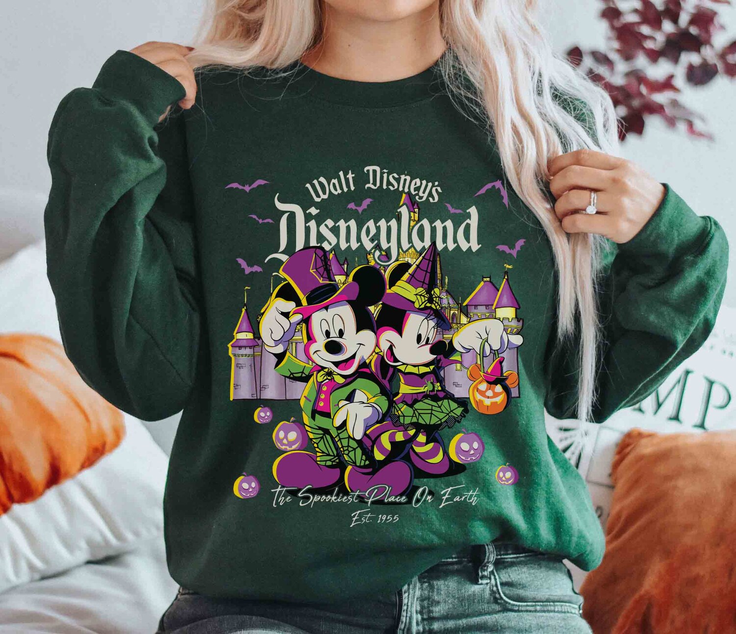 Mickey Minnie Halloween 2024 Shirt Spooky Party Tee image 1