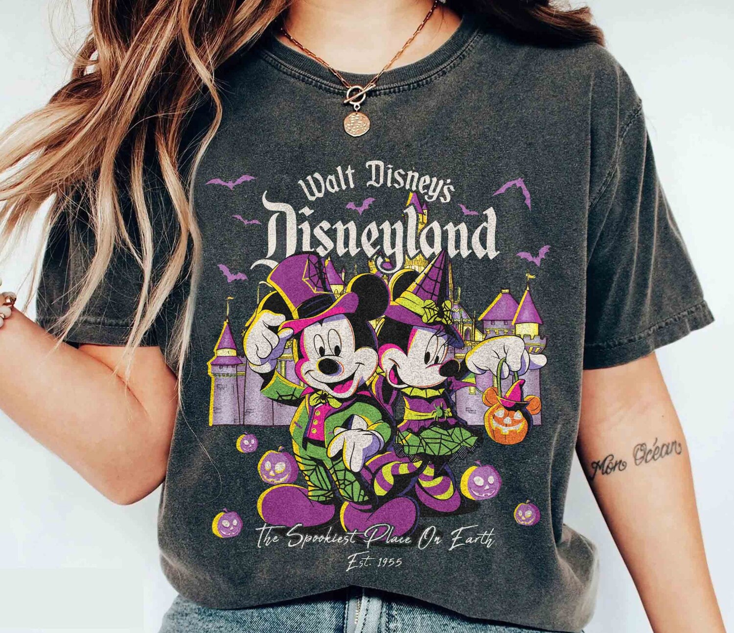 Mickey Minnie Halloween 2024 Shirt Spooky Party Tee image 0