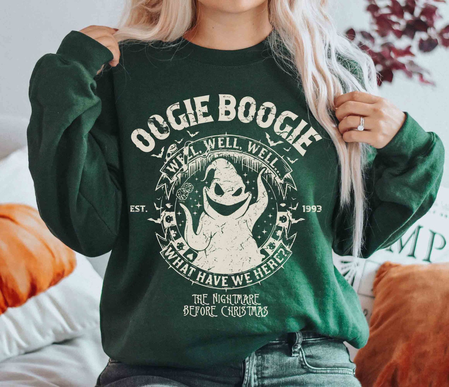 Vintage Oogie Boogie Shirt 1993 Halloween Tee Mickey's Not So Scary Party Oogie Bash image 4