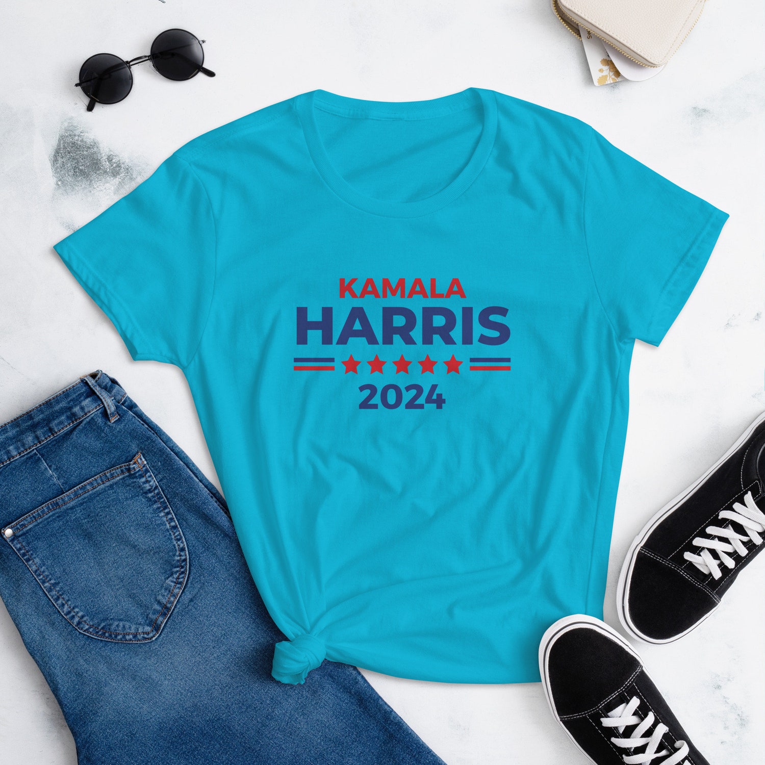 Kamala Harris 2024 Women's T-Shirt | Presidential Campaign Shirt image 2