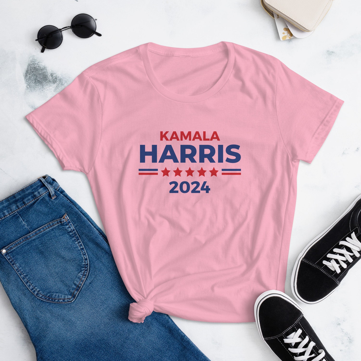 Kamala Harris 2024 Women's T-Shirt | Presidential Campaign Shirt image 3