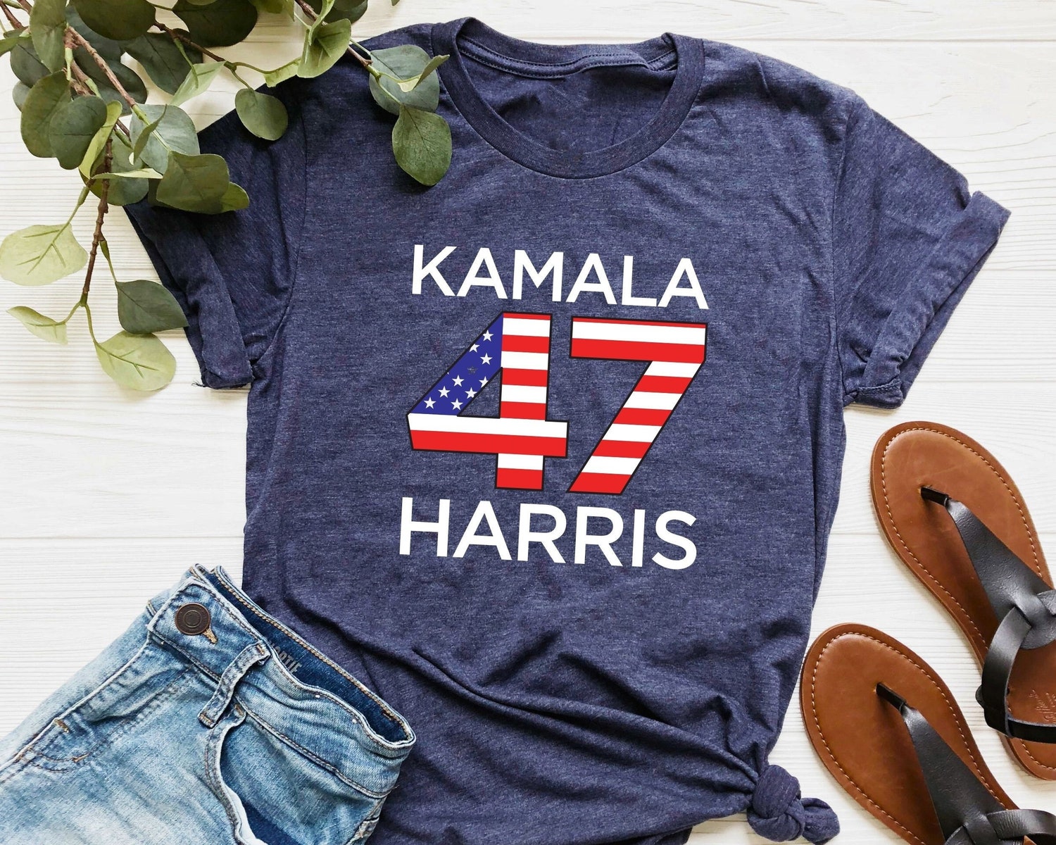 Kamala Harris 2024 President T-Shirt | Anti Trump Sweatshirt | USA Kamala Harris Apparel image 0