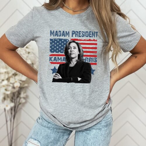 2024 Kamala Harris Shirt Madam President Election Shirt Kamala Harris 2024 Campaign Tee image 0