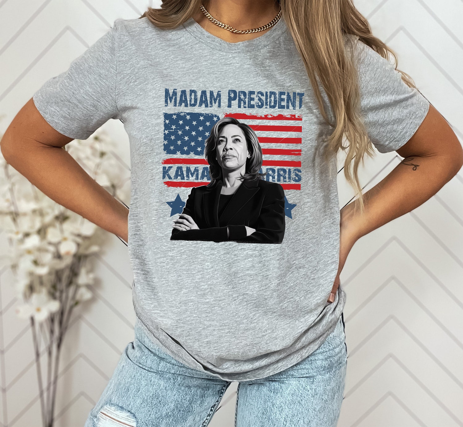 2024 Kamala Harris Shirt Madam President Election Shirt Kamala Harris 2024 Campaign Tee image 0