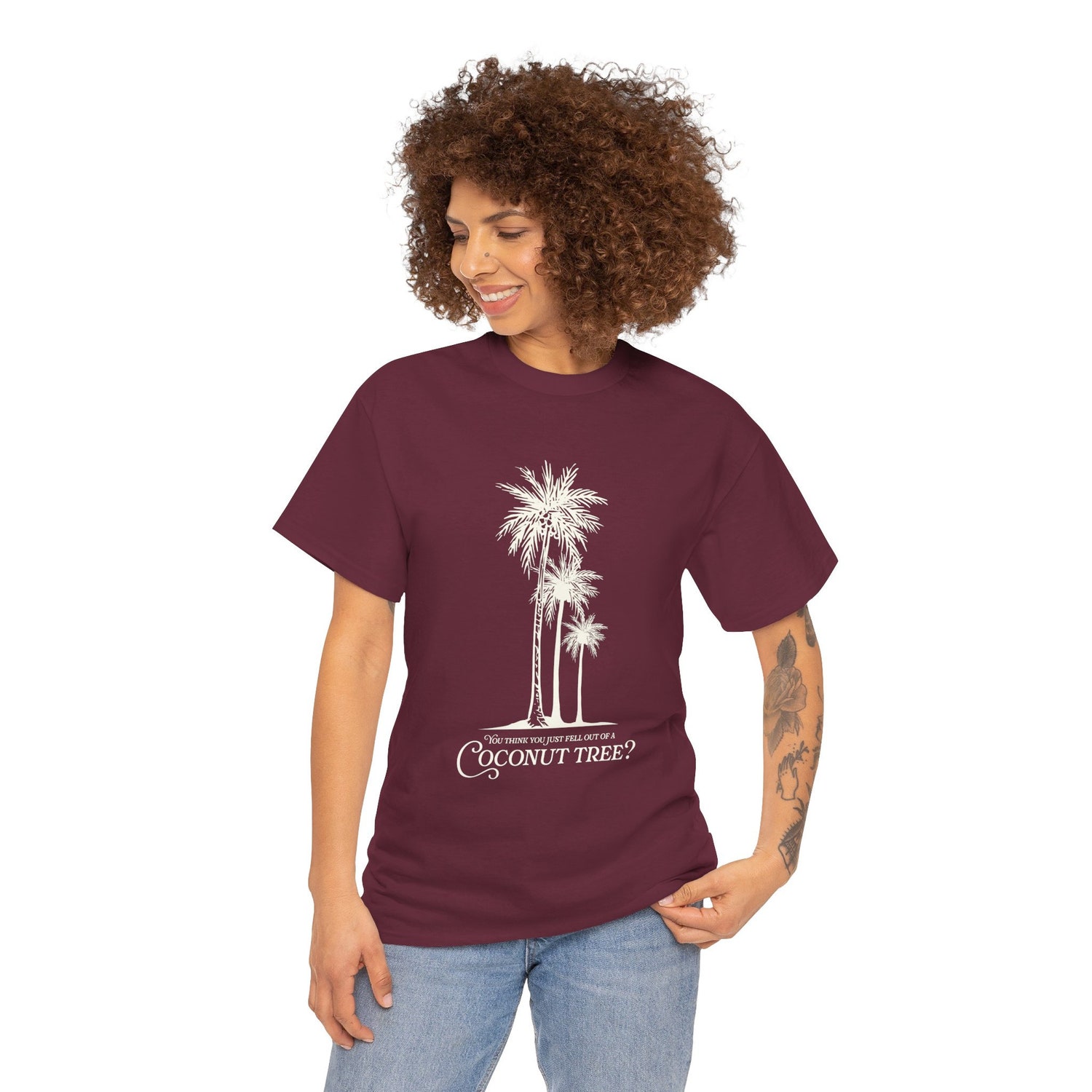 Kamala Harris Quote Shirt Unisex - You Think You Just Fell Out of a Coconut Tree? image 1