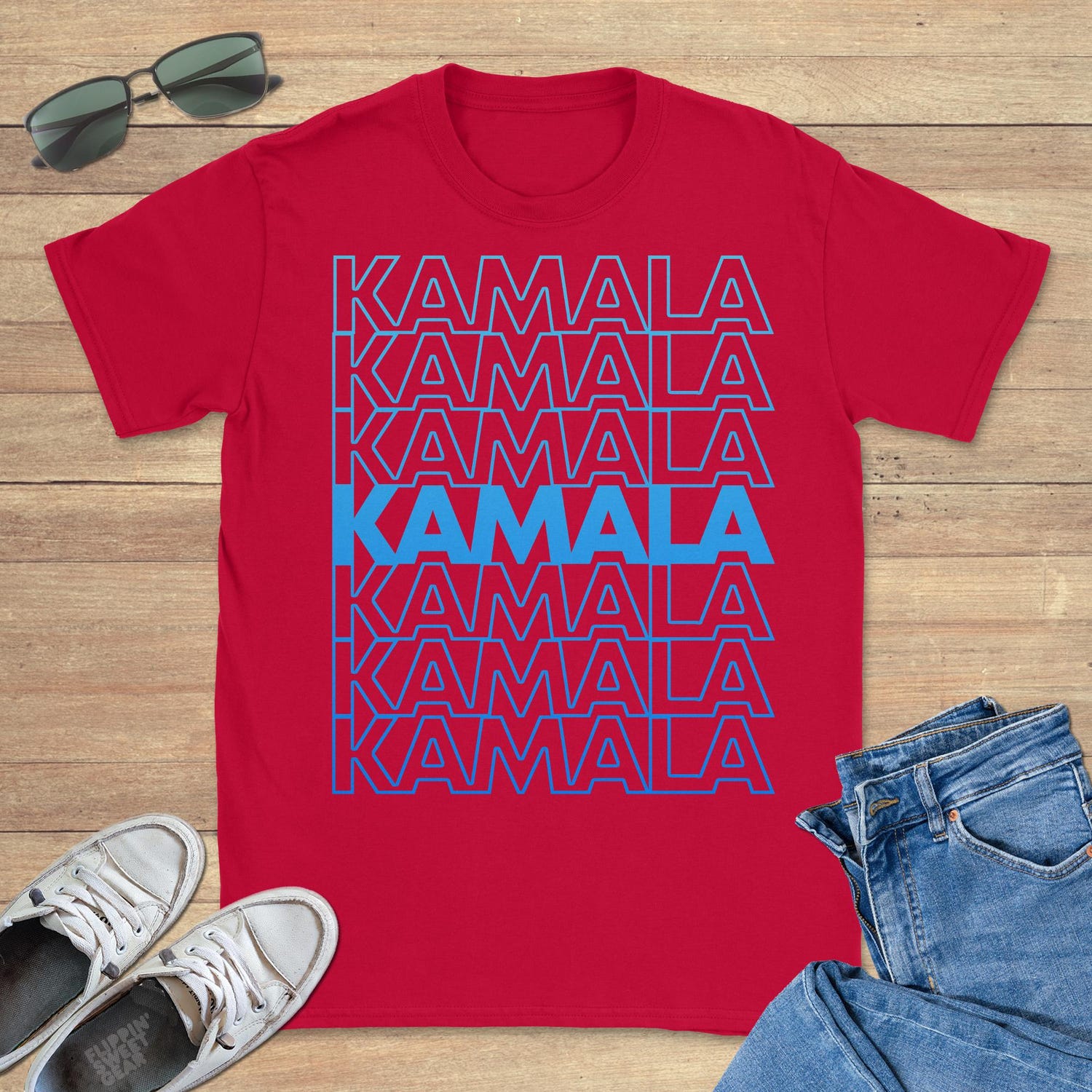 Retro Kamala Harris 2024 Graphic T-Shirt Election Sweatshirt Democrat image 3