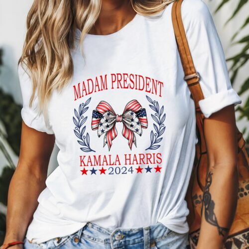 Kamala Harris 2024 Election T-Shirt | Rally Tee for Kamala Supporters | For The People Shirt image 0