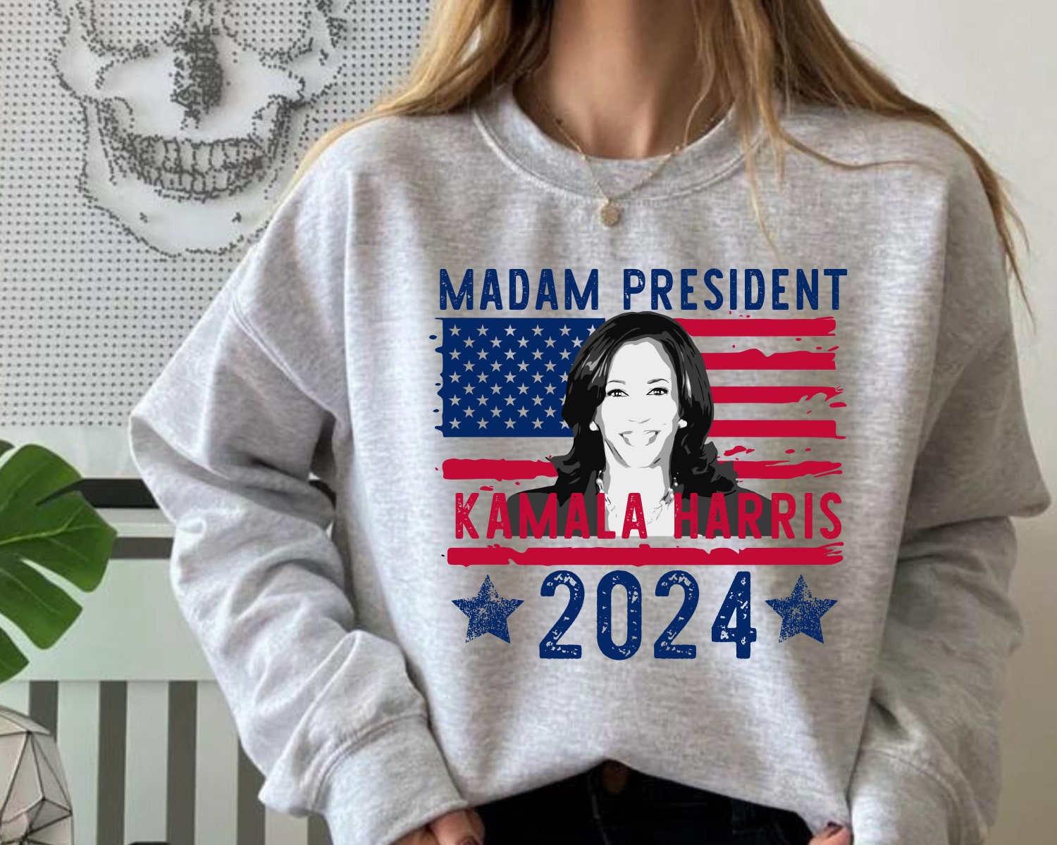 Kamala Harris 2024 Shirt | Madam President Kamala Harris Print image 2