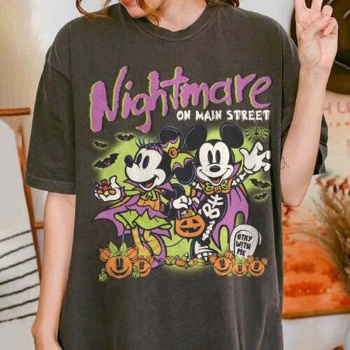 Nightmare On Main Street Shirt | Halloween 2024 | Mickey's Not So Scary Party | Oogie Boogie Bash Gift image 0