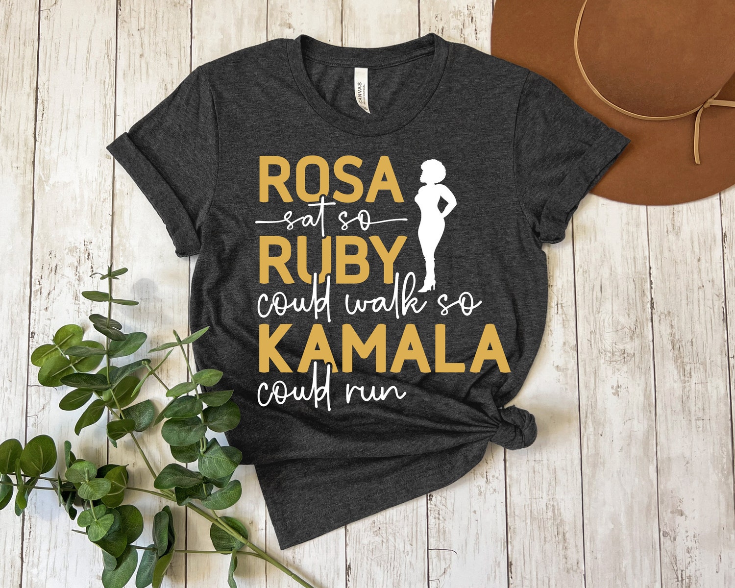 Kamala Harris 2024 Election Shirt - Rosa Sat Ruby Walked Kamala Harris President Shirt image 5