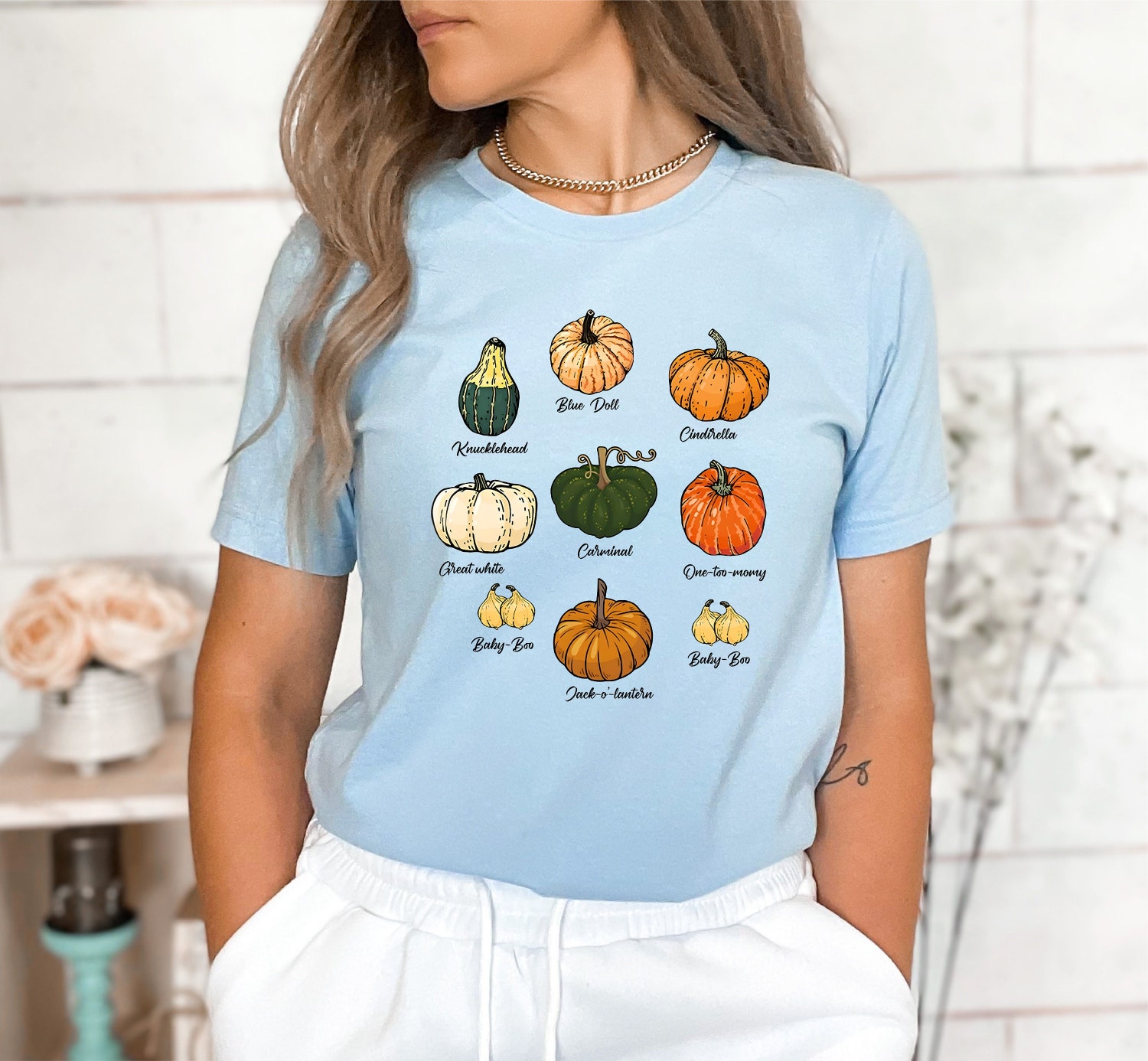 Women's Fall Pumpkin Patch Shirt | Halloween Thanksgiving Autumn Tee | Pumpkin Season Top image 5