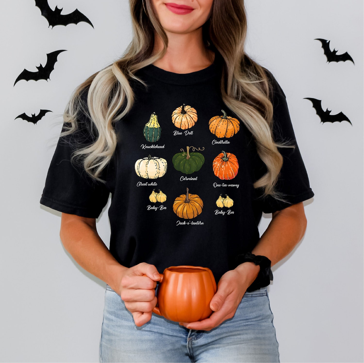 Women's Fall Pumpkin Patch Shirt | Halloween Thanksgiving Autumn Tee | Pumpkin Season Top image 1