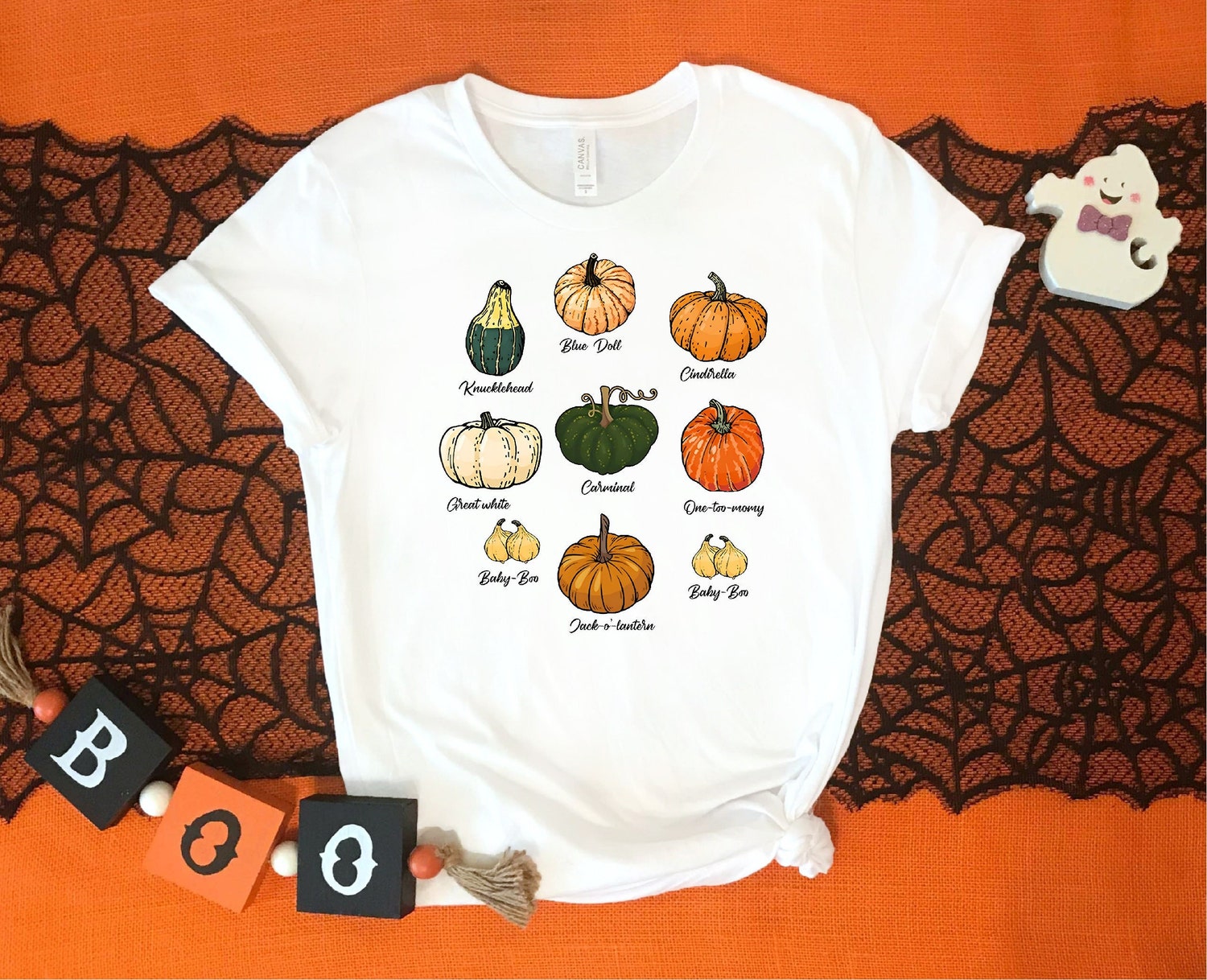 Women's Fall Pumpkin Patch Shirt | Halloween Thanksgiving Autumn Tee | Pumpkin Season Top image 7