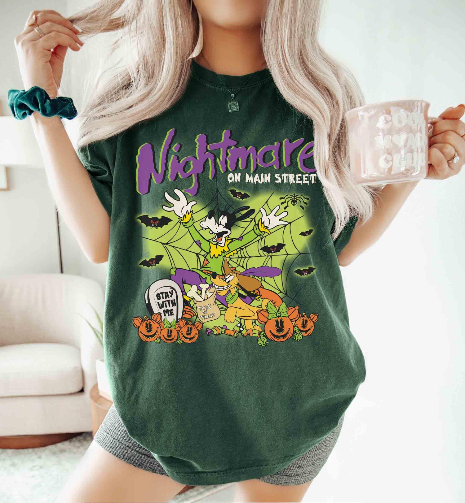 Retro Halloween Shirt - Mickey's Not So Scary Party Tee - Main Street Nightmare image 2