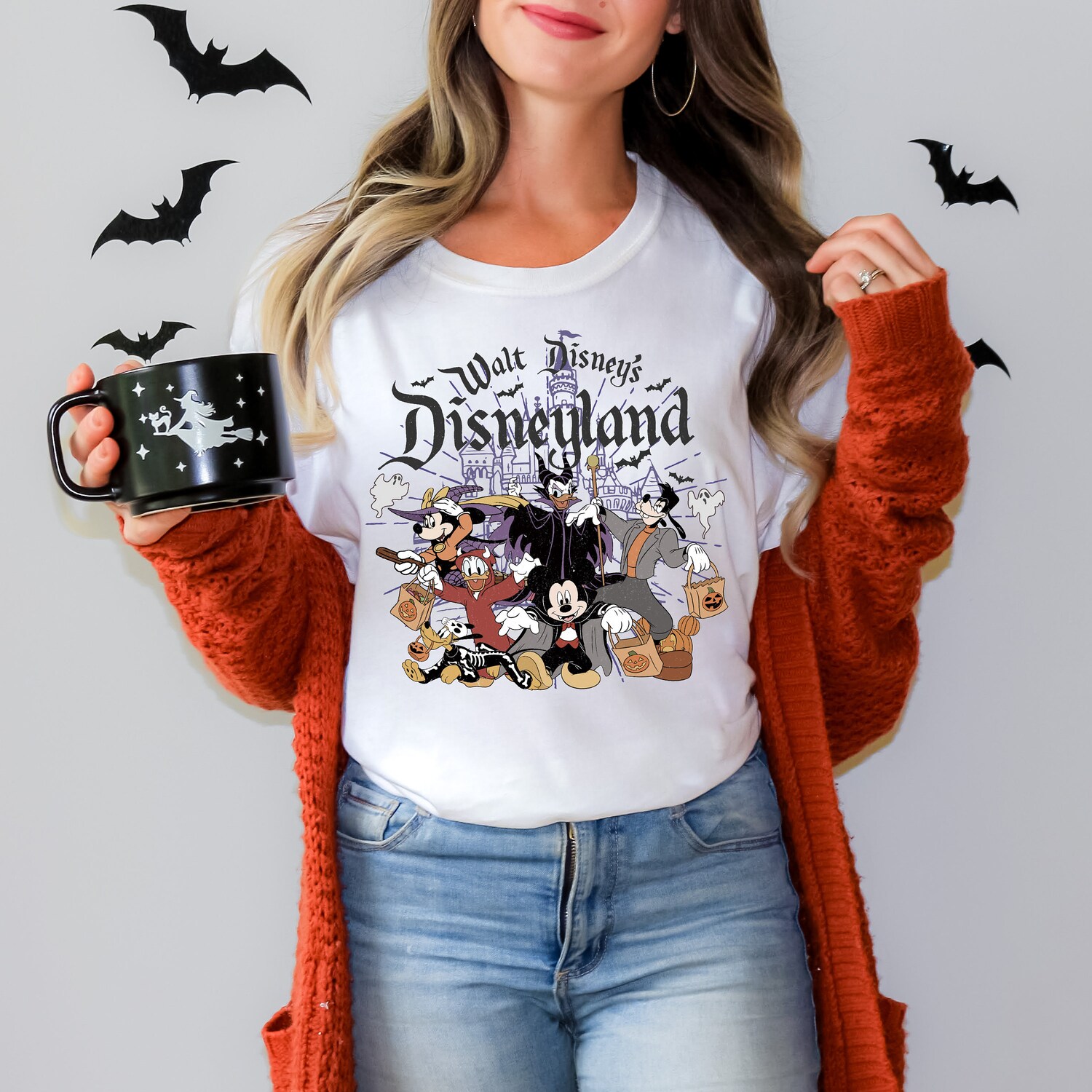 Halloween Shirt - Mickey Not So Scary Spooky Season Tee image 6