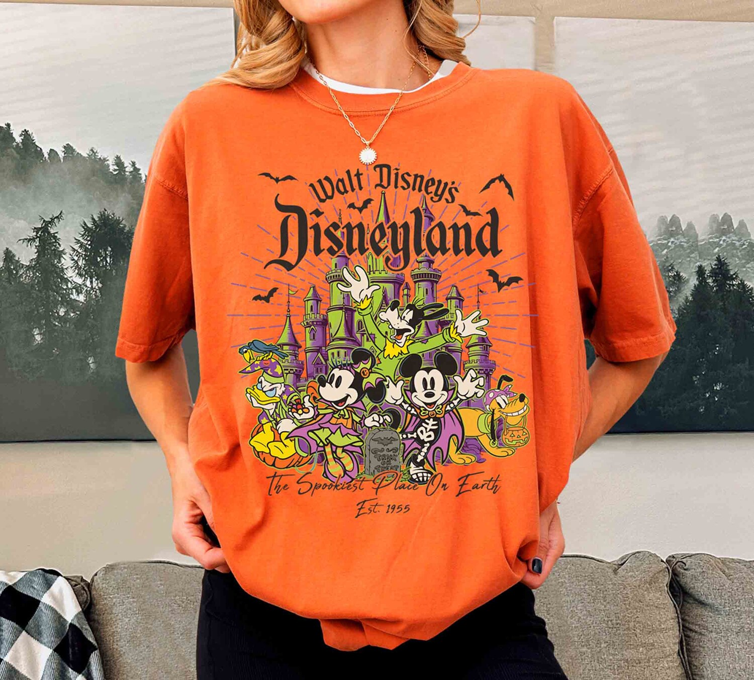 1955 Halloween Shirt Mickey and Friends Not So Scary Party 2024 image 2