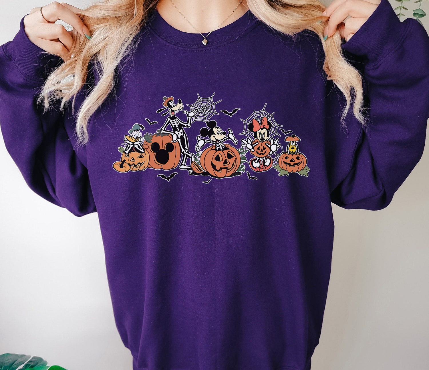 Mickey and Friends Halloween Pumpkin Shirt | Halloween Shirt | Mickey Not So Scary Party image 4