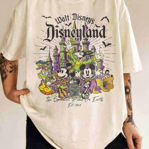 1955 Halloween Shirt Mickey and Friends Not So Scary Party 2024 image 0