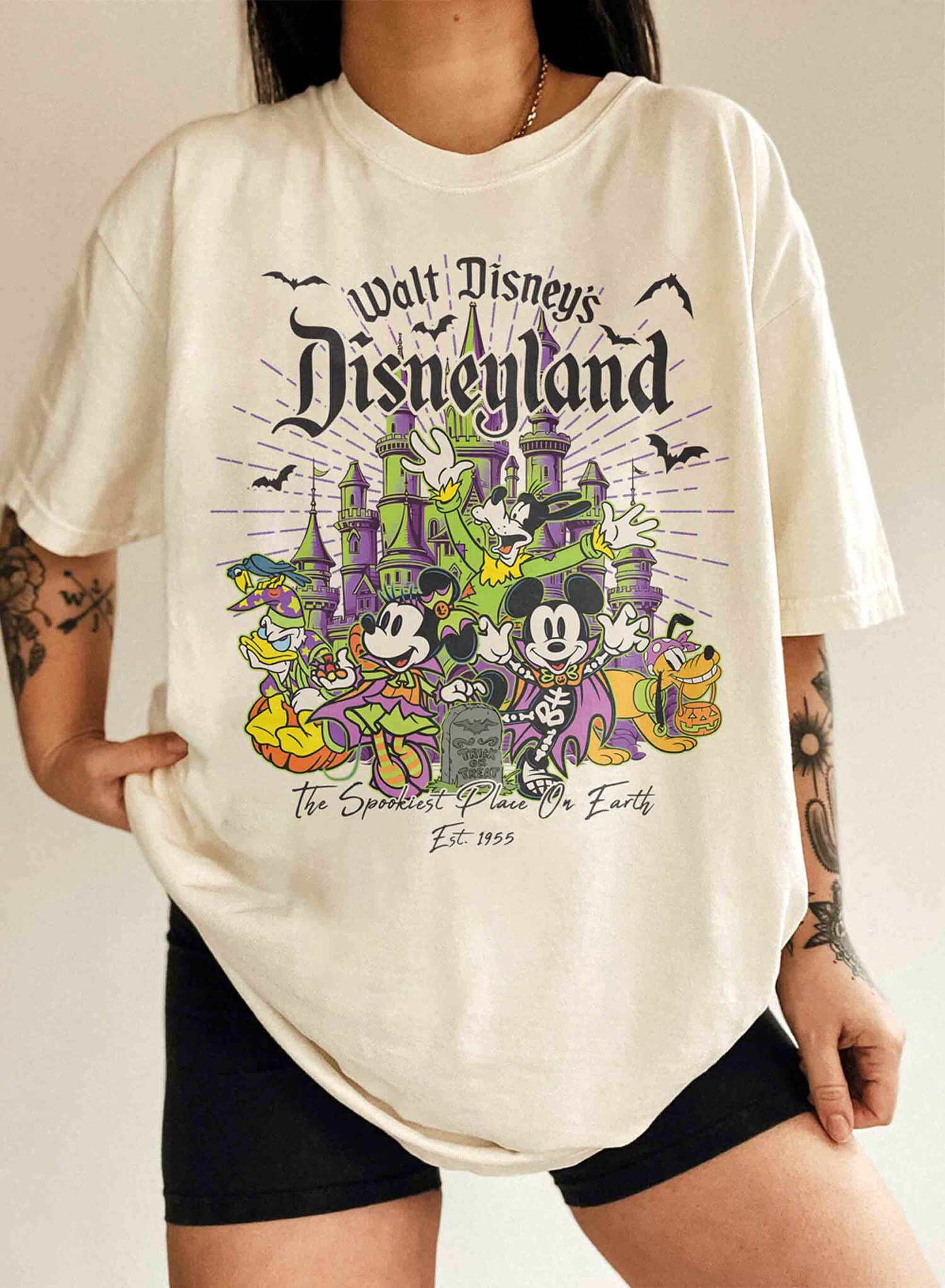 1955 Halloween Shirt Mickey and Friends Not So Scary Party 2024 image 0