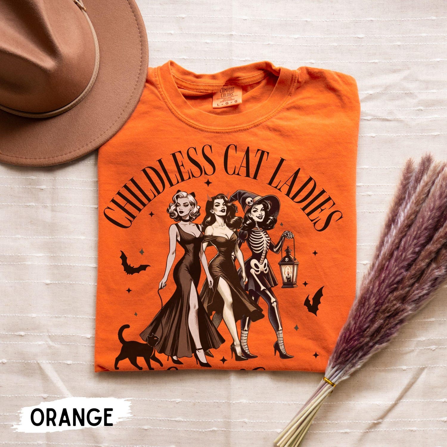 Childless Cat Lady Shirt | 2024 Election Cat Lady Tee | Halloween Cat Lady Shirt | Smash Patriarchy image 3