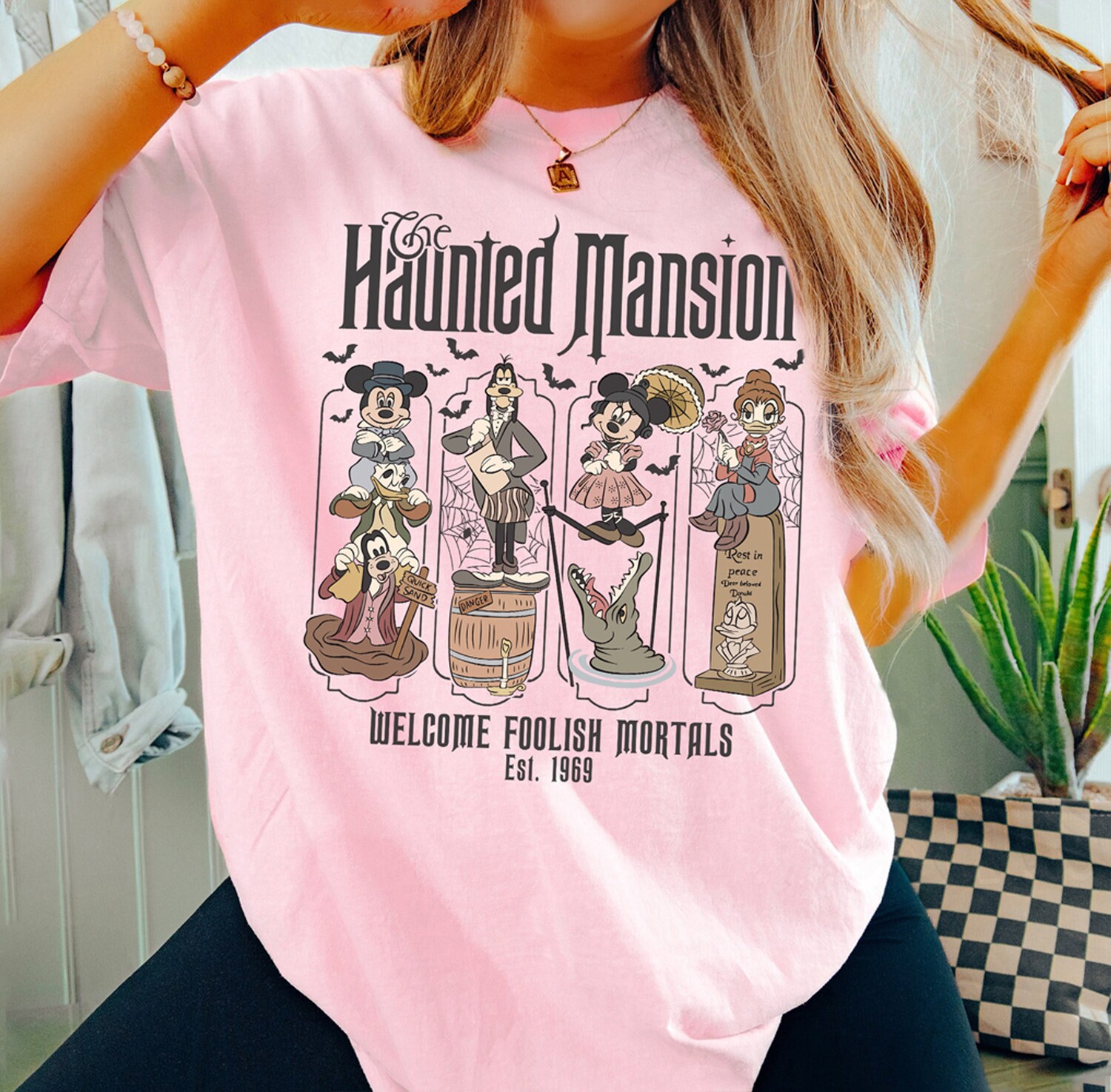 Halloween Haunted Mansion Shirt | Mickey & Friends | Not So Scary Halloween Party Tee image 3