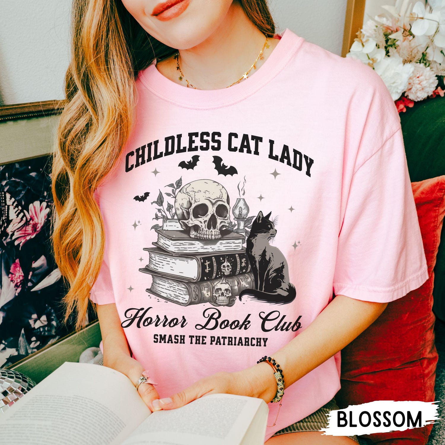 Childless Cat Lady Shirt | Cat Lady Election 2024 Tee | Halloween Cat Lady Shirt | Smash Patriarchy image 6