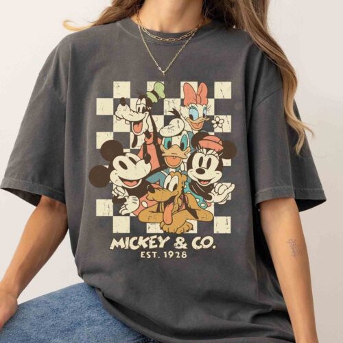 Vintage Mickey & Co 1928 T-Shirt | Family Shirt image 0