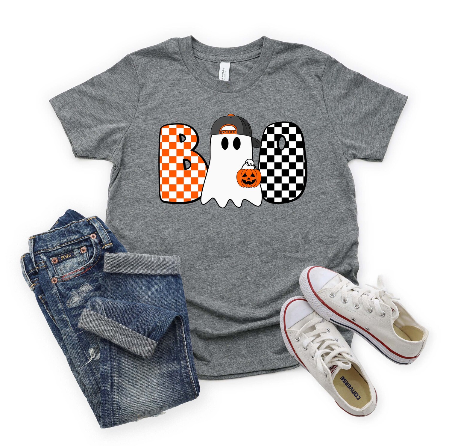 Toddler Halloween T-Shirt | Boys Boo Shirt | Youth Halloween Costume Shirt image 2