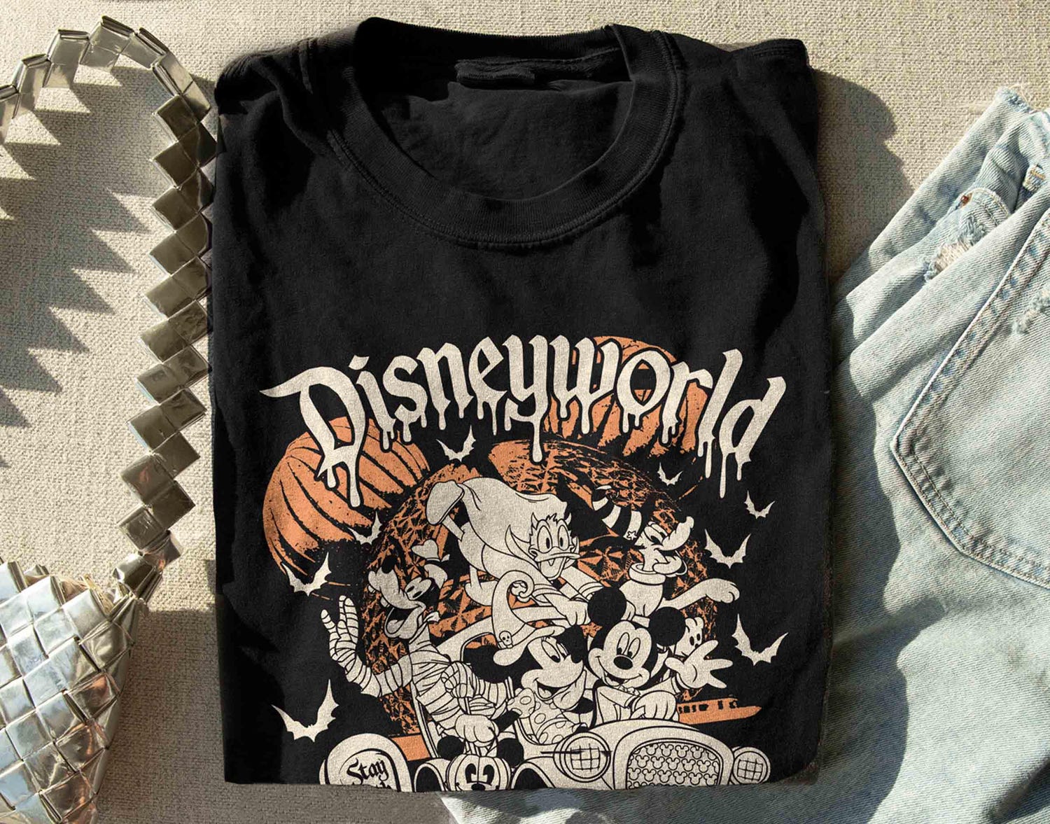 Retro 1971 Halloween Shirt Mickey's Not So Scary Party Tee Halloween Gift image 1