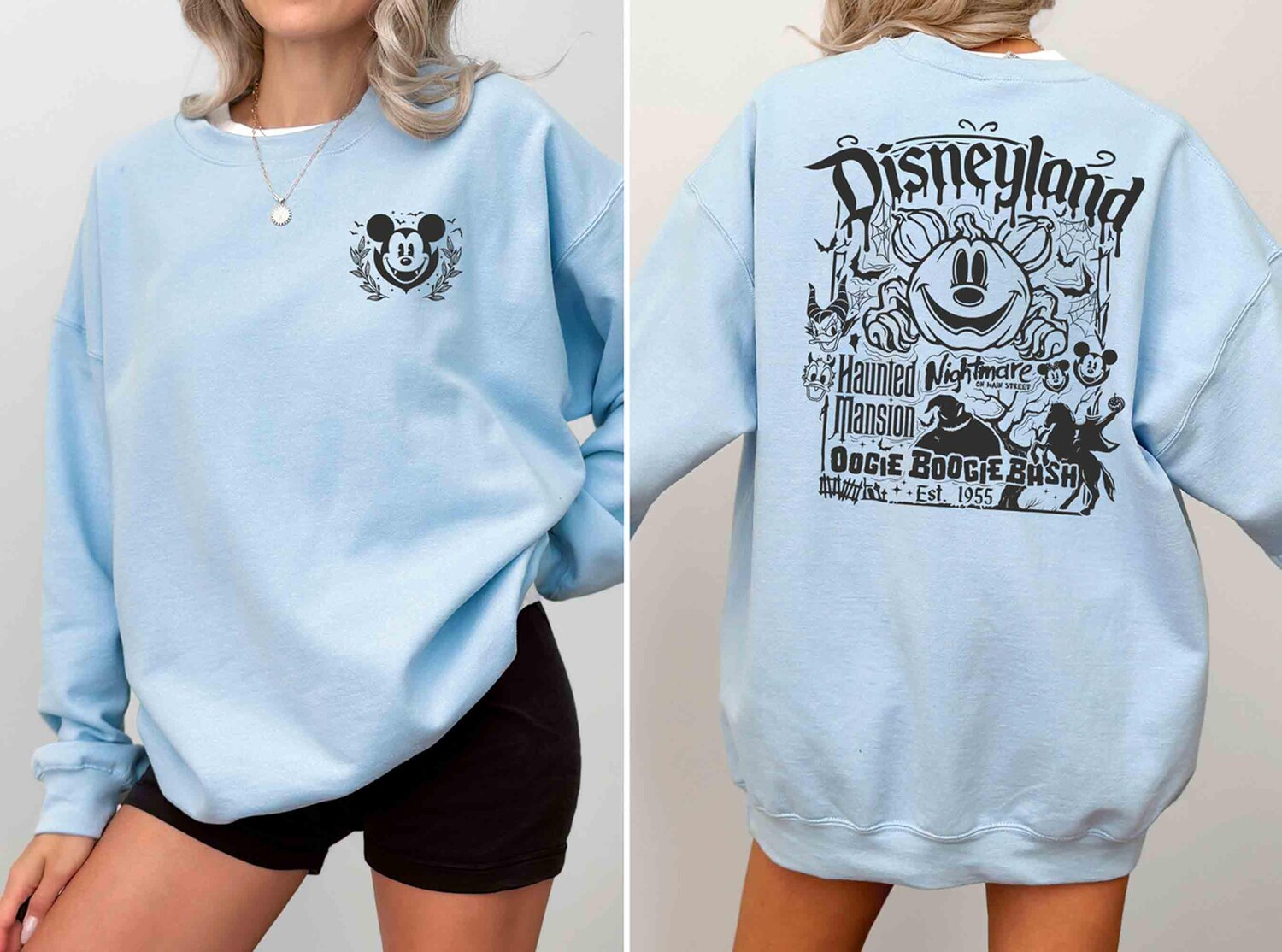 Retro Disneyland Halloween Shirt | Mickey and Friends | Not So Scary Disney Halloween Gift image 6