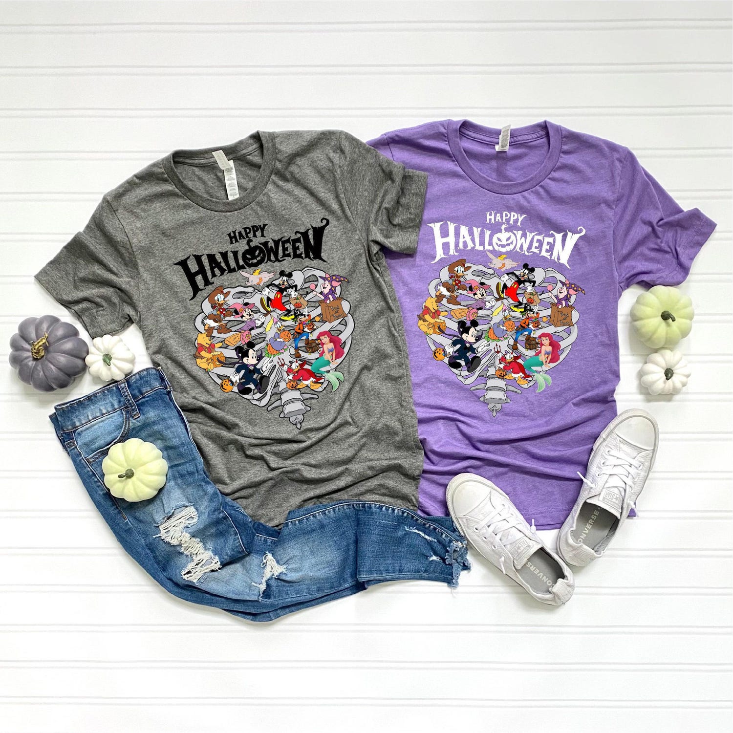 Disneyland Halloween Shirt - Mickey and Friends Family Matching Skeleton Tee image 4