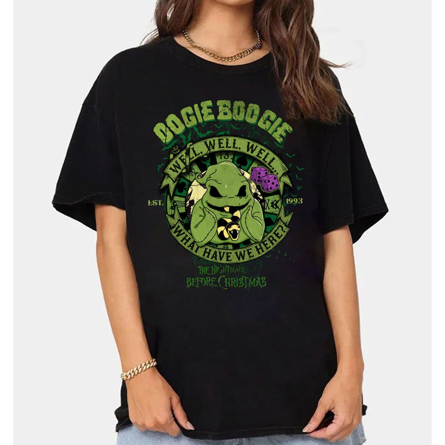 Retro Oogie Boogie Shirt | Nightmare Before Christmas | Disneyland Halloween | Oogie Boogie Bash image 2