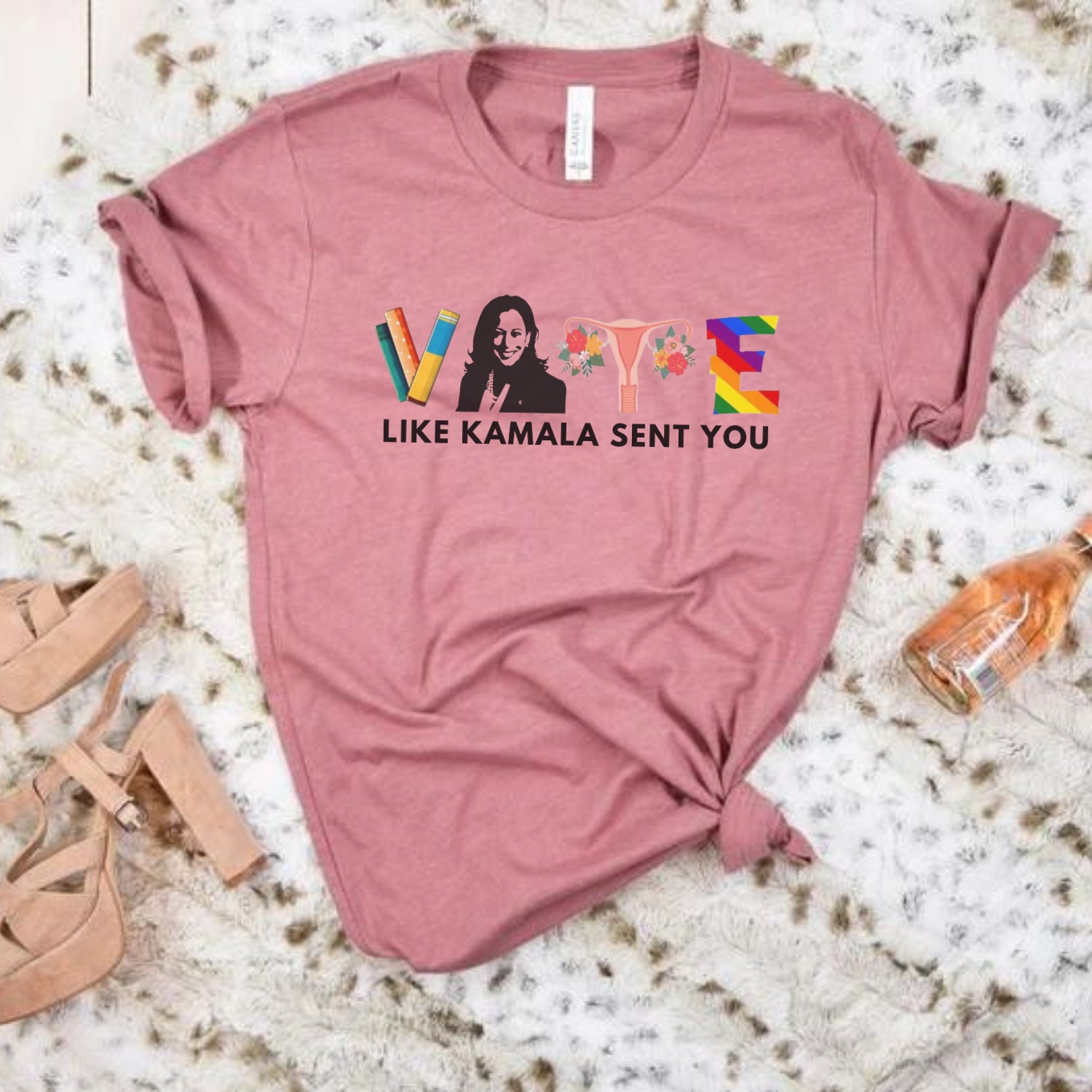 Kamala Harris I'm Speaking Vote Shirt | Feminist Political Election Tee | Madam President Shirt image 7