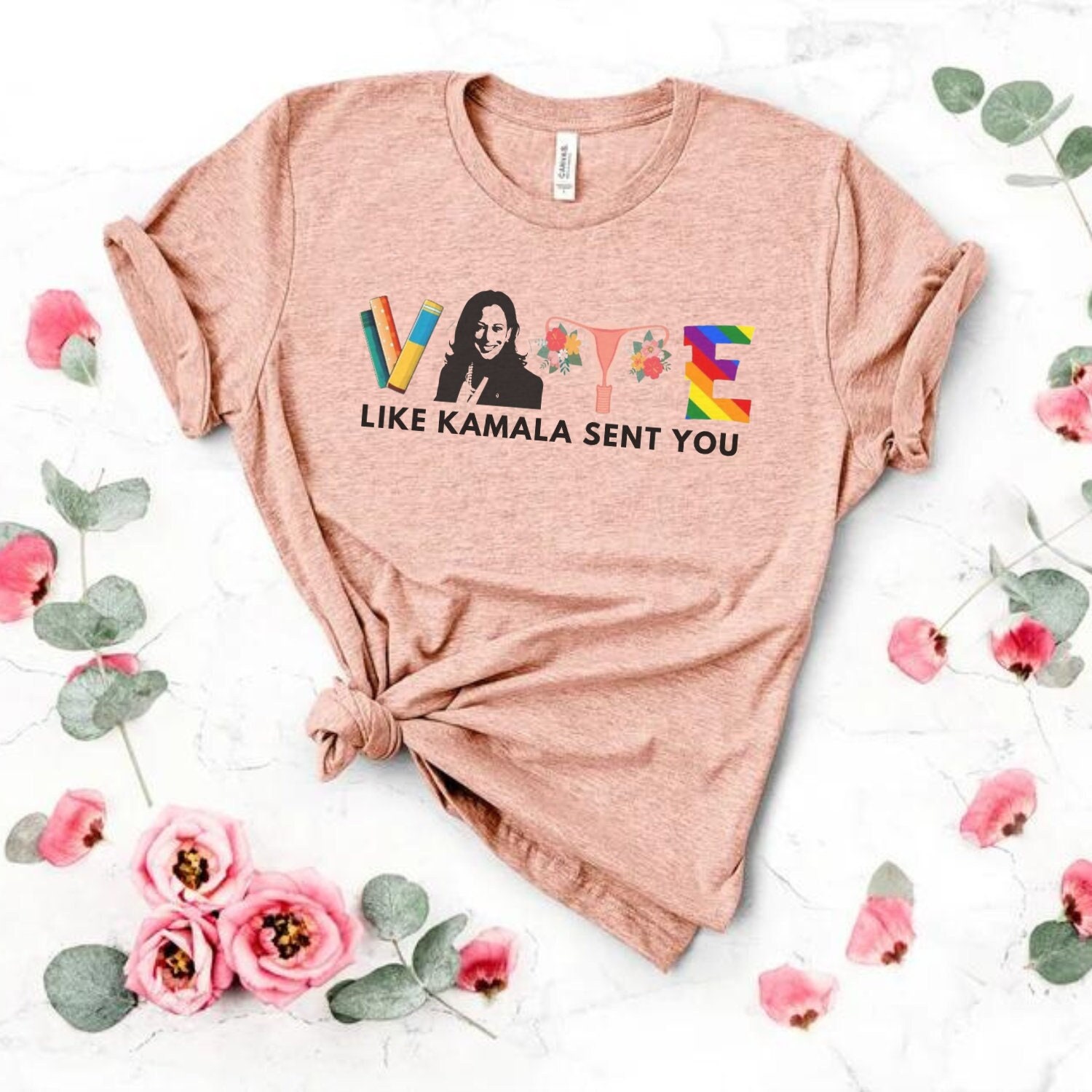 Kamala Harris I'm Speaking Vote Shirt | Feminist Political Election Tee | Madam President Shirt image 2