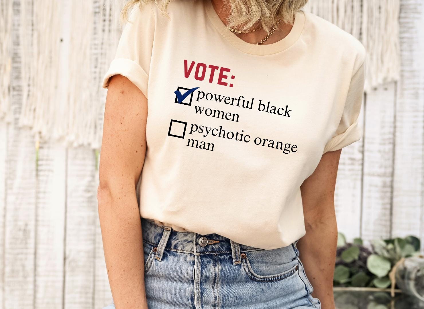 Kamala Harris 2024 Election Shirt | Kamala For President T-Shirt | Powerful Black Woman Apparel image 1