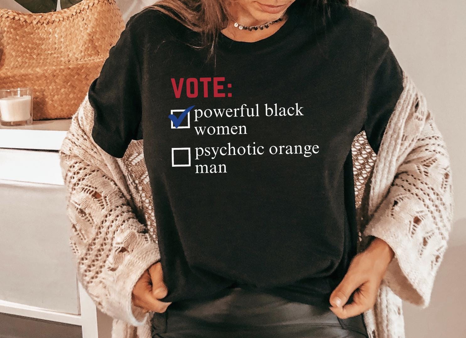 Kamala Harris 2024 Election Shirt | Kamala For President T-Shirt | Powerful Black Woman Apparel image 4