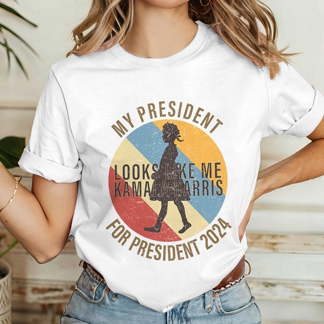 Kamala Harris 2024 Shirt - My VP Looks Like Me - Election 2024 image 2