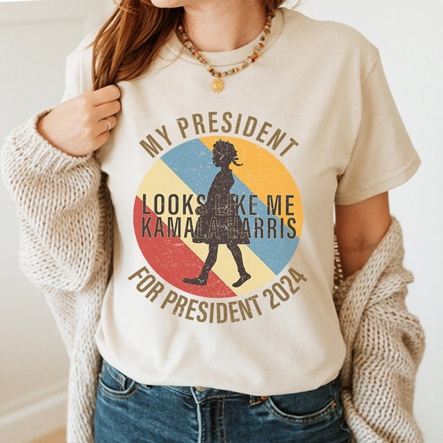 Kamala Harris 2024 Shirt - My VP Looks Like Me - Election 2024 image 3