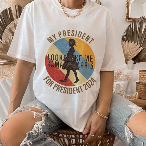 Kamala Harris 2024 Shirt - My VP Looks Like Me - Election 2024 image 0