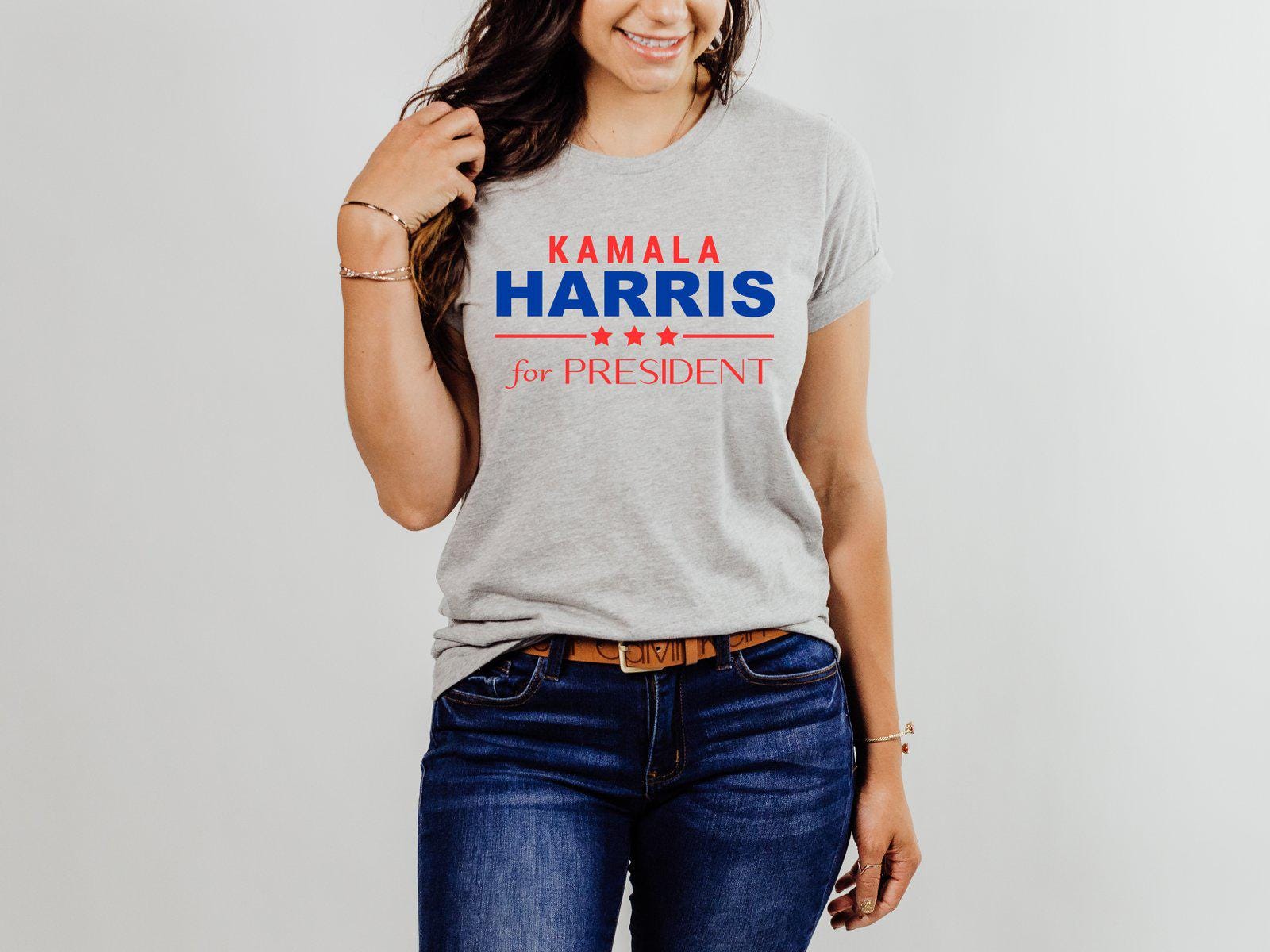 Kamala Harris 2024 Madam President Shirt | Presidential Election Democrat T-shirt image 2