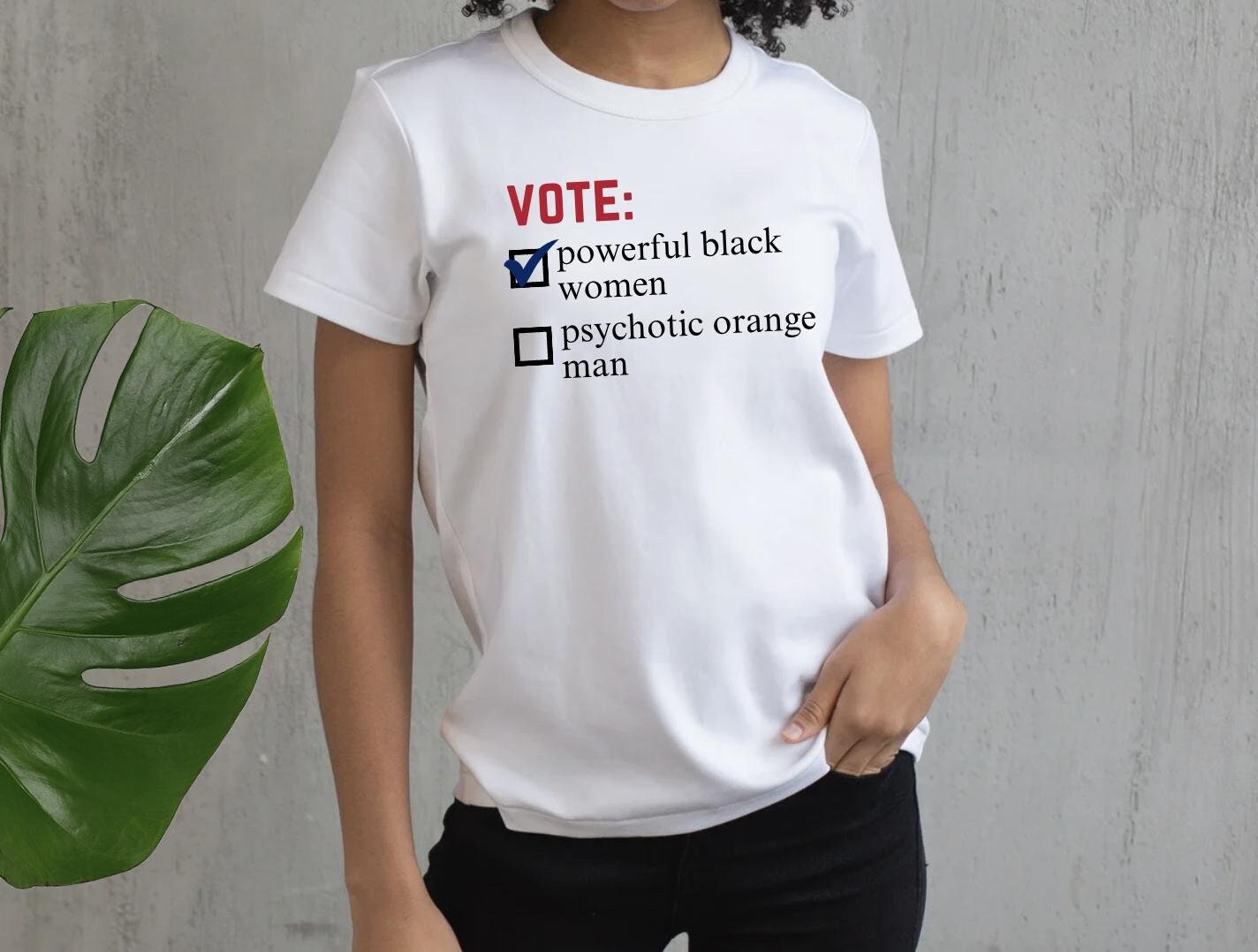 Kamala Harris 2024 Election Shirt | Kamala For President T-Shirt | Powerful Black Woman Apparel image 0